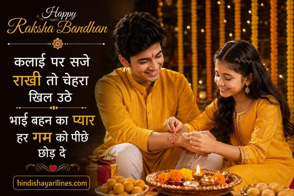 Raksha Bandhan Shayari 2 Line