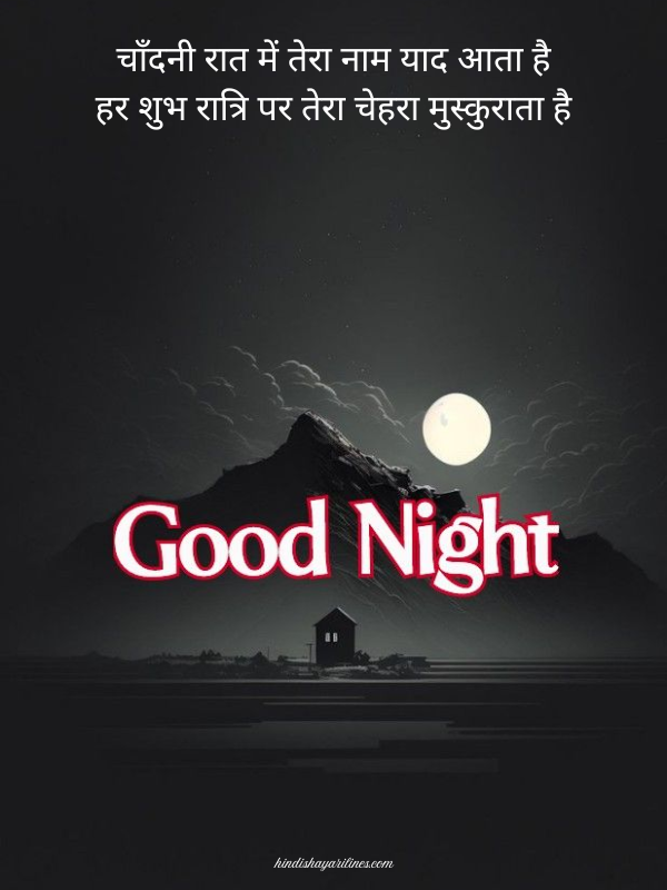 You are currently viewing Good Night Shayari In Hindi​ – Best शुभ रात्रि शायरी Collection