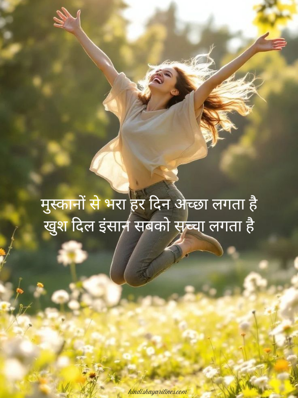 Happy Life Shayari In Hindi Text
