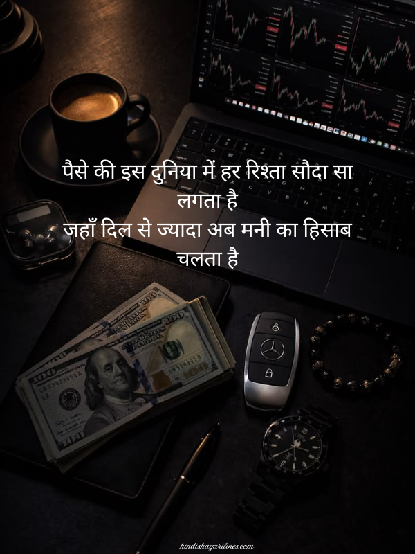 Shayari on Money in Hindi