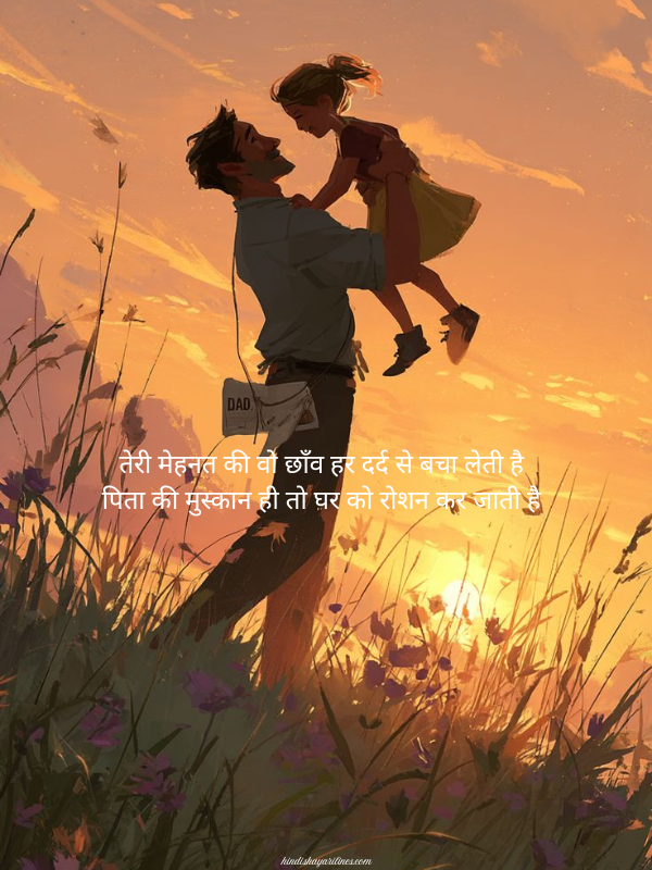 Heart Touching Shayari On Father In Hindi