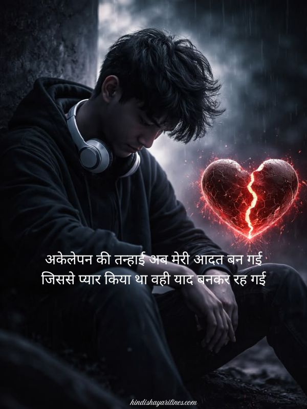 2 Line Alone Shayari In Hindi